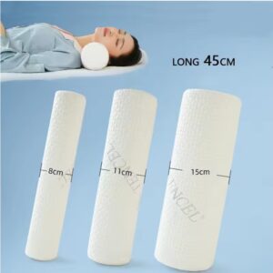Round Head Memory Foam Pillow – Slow Rebound, Soft Support for Neck, Waist & Legs